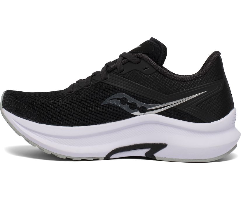 Women's Saucony Axon Running Shoes Black / White | Singapore 084YXFU